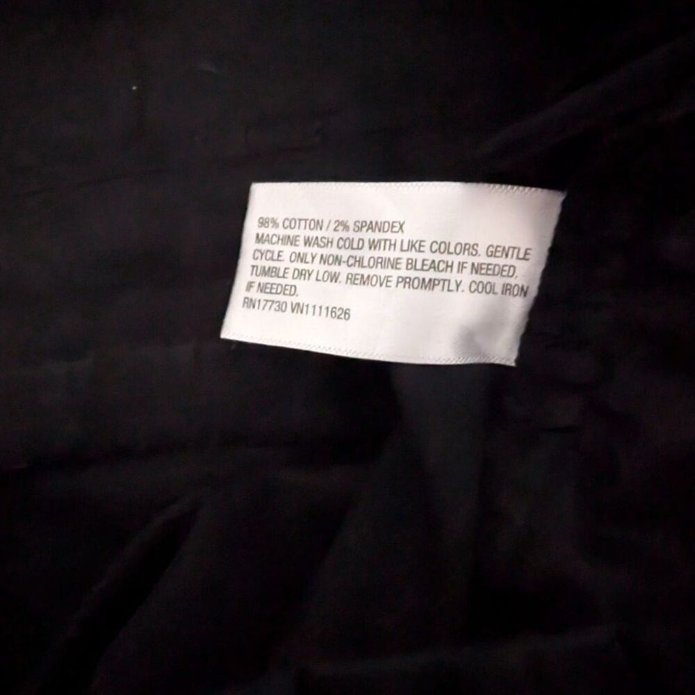 A New Day Women's High Rise Straight Leg Hip & Thigh Stretch Pants Black 10/R - Picture 4 of 6